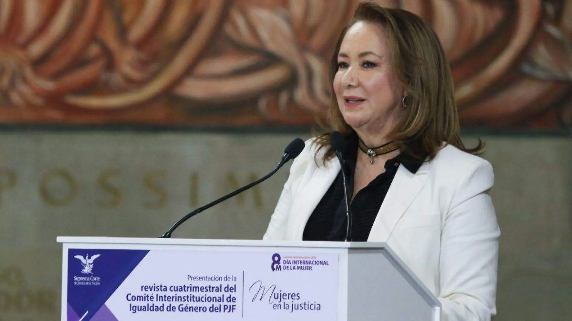 Yasmín Esquivel felicita a Norma Piña por llegar a la presidencia de la SCJN